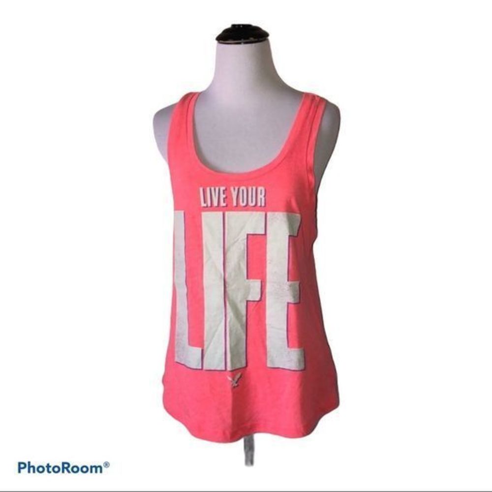 5/$30🎈 American Eagle outfitters women’s small‎ graphic tank top